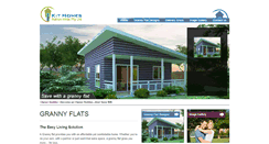 Desktop Screenshot of granny-flats.net.au